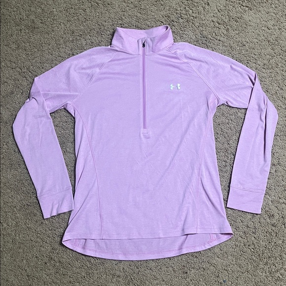 Under Armour Jackets & Blazers - Under Armour Light Purple Quarter-Zip Top